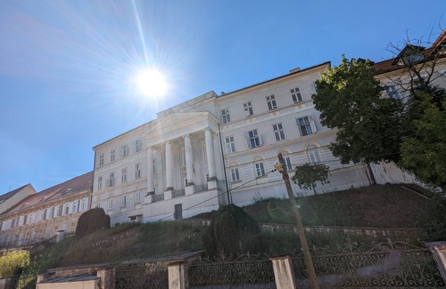 Donji Grad Apartment | Tilted Painting Condo w Queen Bed and 55" TV