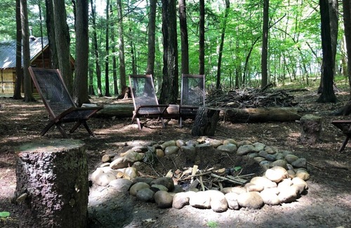 Newtonville Cabin | TimberTown Cabin #2 at June Farms, GLAMPING at it's finest!