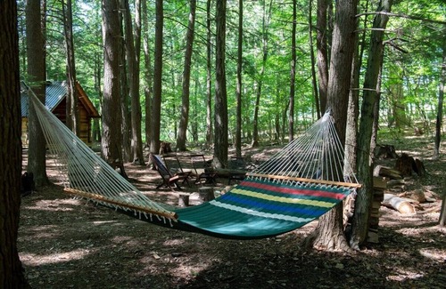 Newtonville Cabin | TimberTown Cabin #2 at June Farms, GLAMPING at it's finest!