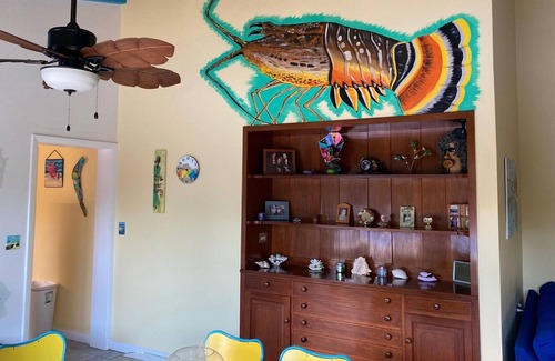 Rock Sound House | Time Flies is located on a safe/ friendly family island. Close to many beaches.