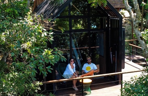 Rio das Pacas Cabin | Tiny House on the beach with sea view - Sattva Refuge