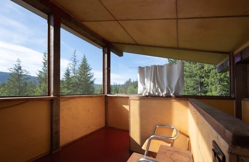 Mara Cabin | Tin Poppy ~ Retro-Modern Forest Cabin + WIFI in the Larch Hills near Salmon Arm