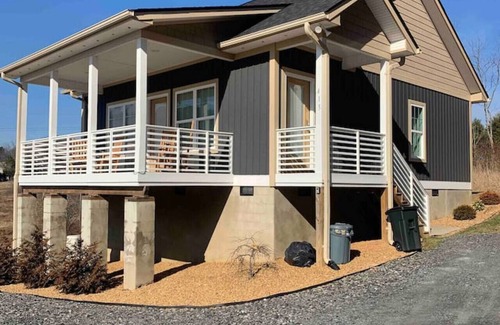 West Jefferson House | Tiny 2br Cabin w/View | Grill | Fire Pit #1