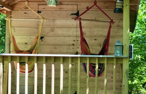 Whitefield Cabin | Tiny Cabin with Private Hot Tub on 100 Acres Kayaks, Canoes & Paddleboards