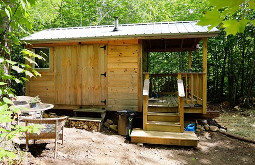 Whitefield Cabin | Tiny Cabin with Private Hot Tub on 100 Acres Kayaks, Canoes & Paddleboards