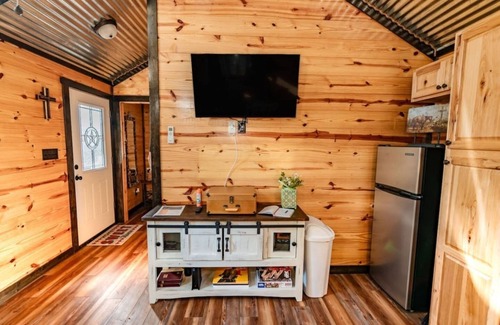 Granbury Cabin | Tiny Cottage with Pickleball and Pet Friendly