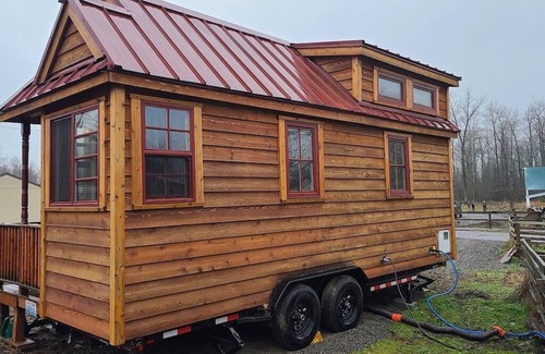 Buckley Cabin | Tiny Home Hotel Tumbleweed Cypress #1 on the farm