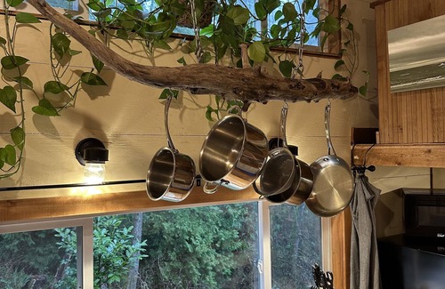 Gibsons House | Tiny home on working gourmet mushroom farm just minutes outside of Gibsons.
