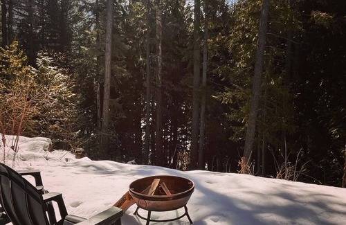 Winlaw House | Tiny Home Retreat with Sauna and Forest Views