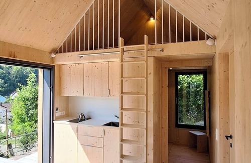 Altmannstein Apartment | Tiny House (30sqm) with panoramic castle view