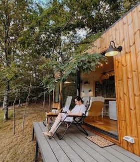 Marcon Ski Chalet | Tiny house avec vue et jacuzzi