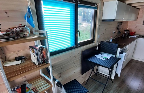 Kloster Lehnin Resort | 'Tiny House Evita' with Lake View, Garden & Wi-Fi