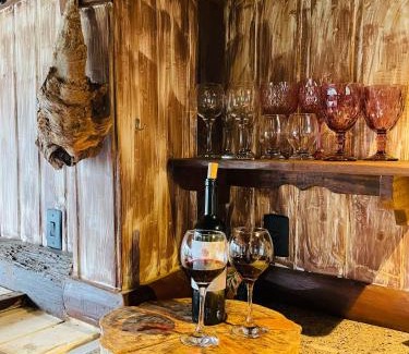 Caraa Cabin | Tiny House Guabiroba - ofurô de água termal - Trilha do Mato