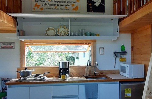 San Gil Cabin | Tiny House -Mini House- Coffee Farm - via San Gil-Mogotes