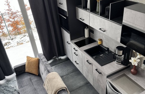 Lobnitz House | Tiny House Oskar am See mit Privatstrand 4 Personen