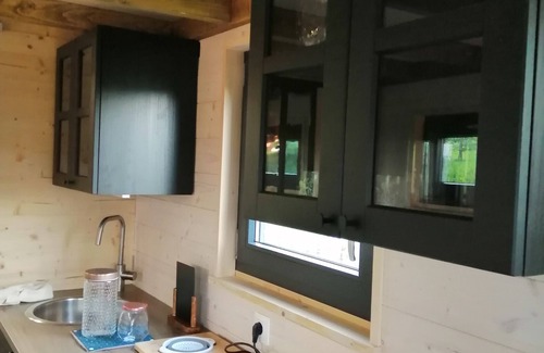 Bellefontaine Cabin | Tiny House & Private sauna with panoramic view