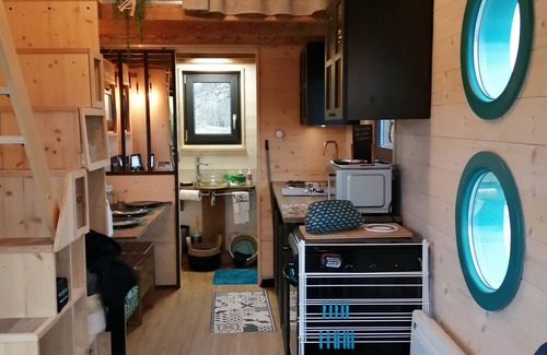 Bellefontaine Cabin | Tiny House & Private sauna with panoramic view