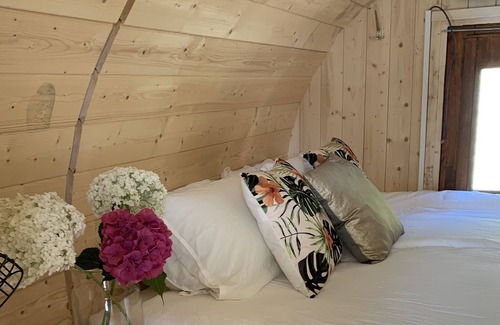 De Rotte Cabin | Tiny house with wood-fired hot tub