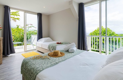 Vaira'o Villa | Toahotu villa, one of a kind villa in Tahiti Iti, pool and view - 7 pers