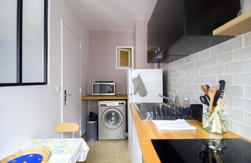 Butte-aux-Cailles Apartment | Tolbiac Studio Place d'Italie