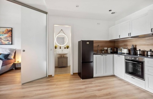 Wolfsburg Apartment | TomsFlat VW Bulli Apartment Wolfsburg - sustainable new building with parking