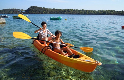 Blato Apartment | Top apartment for 4-5, south. Location, right on the sea, boat dock, bike hit!