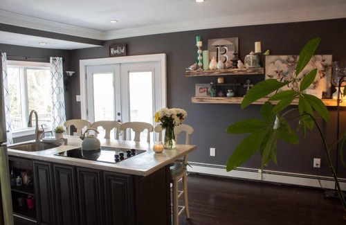 Ampere Apartment | Top Floor 3 Bedroom Private Apartment with Park Views, Roof Top Deck & Fire Place