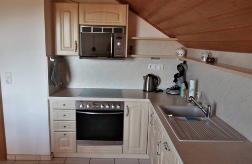 Elisabethszell Apartment | Top floor apartment, with distant views, sometimes as far as the Alps.