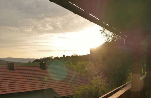 Elisabethszell Apartment | Top floor apartment, with distant views, sometimes as far as the Alps.