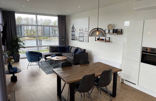 Olburgen House | Top-modernes Chalet 'aan het Water' mit Großem Garten an der Ijssel