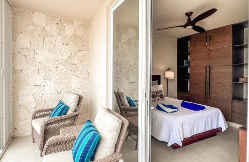 Akumal Apartment | Tortuga Azul Private Terrace Rooftop Pool W BBQ Beach Access 11 Pools Free Beach Club