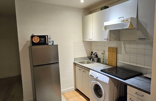 Toulouse City-Centre Apartment | Toulousaine pink brick studio