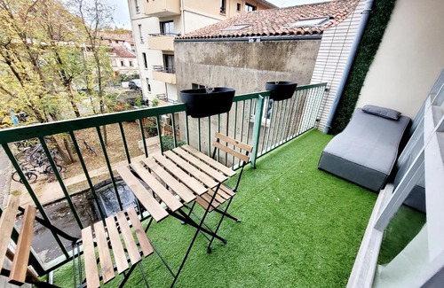 Patte d'Oie Apartment | Toulouse-St Cyprien - Parking-- Netflix