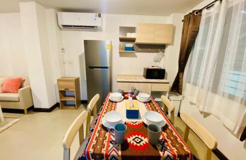 Wua Lai Apartment | Townhome 3 beds 3 baths peaceful full funiture&Air con