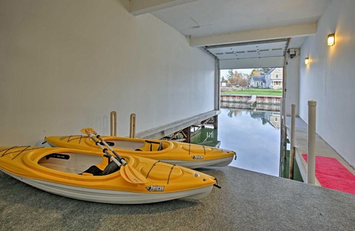 Alexandria Bay House | Townhome with Attached Boathouse on Alexandria Bay!