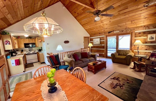 Zionville Cabin | Traders Gap - Hot Tub, Private Log Cabin, Wifi