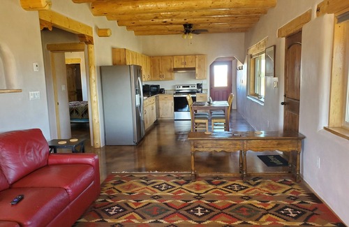 Taos House | Traditional Adobe House with Outdoor Living Space "Casita Riata"