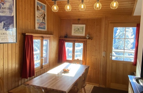 Grimentz Ski Chalet | Traditional, cosy Chalet - family sized, facing the forest