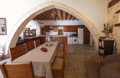 Kathikas Villa | Traditional Stone Built Holiday Villa in Walled Courtyard with Private Pool
