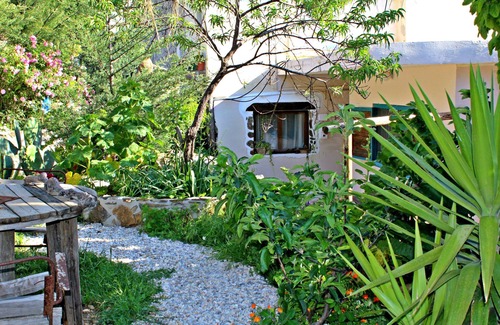 Kantanos-Selino Cottage | Traditional stone cottage house in green landscape