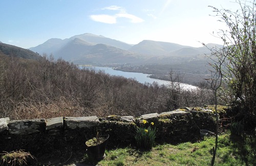 Gallt Y Foel Cottage | Traditional stone built cottage with fantastic view of lake and mountains