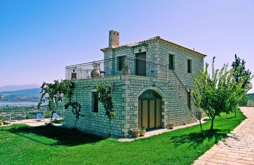 Apolpaina Cottage | Traditional stone villa with its private pool and a magnificent view