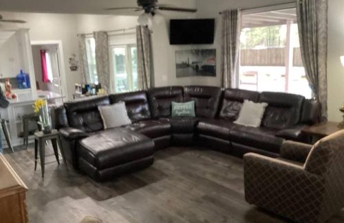 Montgomery House | Train Depot - 3 BR Home with Pool, Sand Volleyball & Pool Table