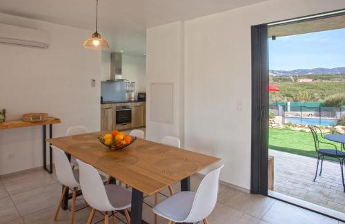 Calenzana Apartment | Tramontana quiet place 7 min from beach swimming pool bbq