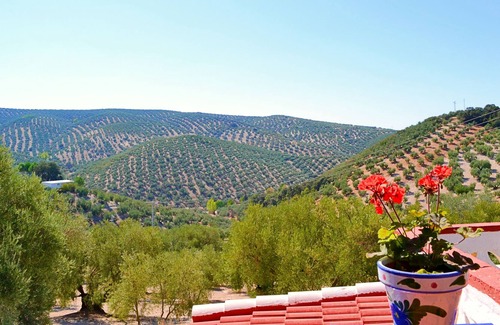 Villanueva de Algaidas Apartment | Tranquil One Bedroom Casita with Beautiful Pool, Air-Con and WiFi