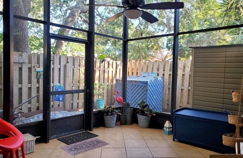 Ocean Woods House | Tranquil 2 Bd, 2BA Tropical Getaway just steps from the Beach on the Space Coast