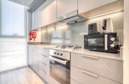 Dubai Production City Apartment | Tranquil 2BR w/Assistant’s Room at Mesk 1 Midtown Dubai Production City by Deluxe Holiday Homes