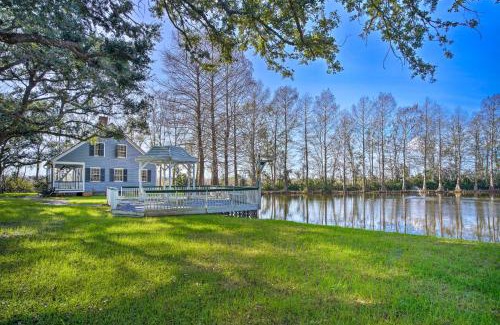 Houma House | Tranquil Bayou Country Home with Pond 8 Mi to Houma