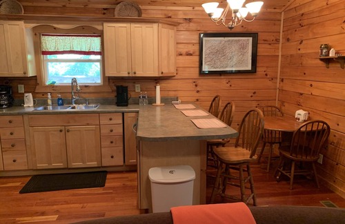 Bryson City Cabin | Tranquil Creek - Romantic hideaway/waterfall/creek cabin