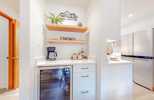 Warnick House | Tranquil forested oasis near rivers and trails with firepit, games, & wood stove